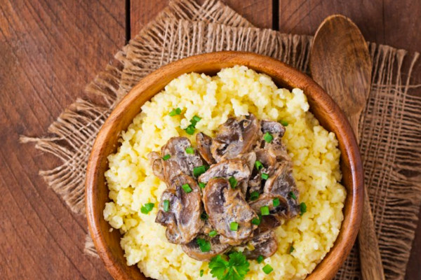 Spinach & Mushroom Omelette with Microgreen Garnish